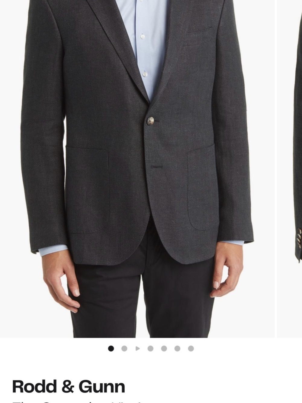 Beige Rodd & Gunn The Cascades Virgin Wool & Linen Sport Coat. XS